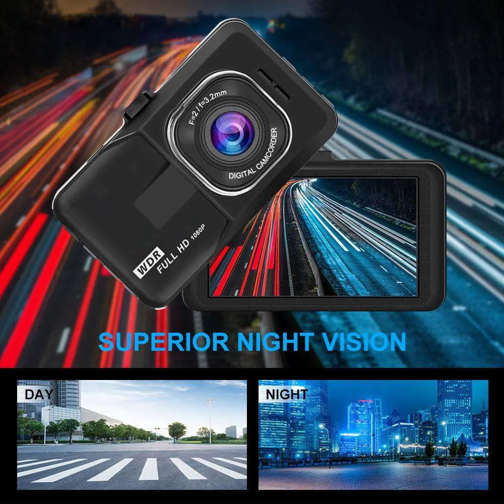 HD Dash Cam Day & Night Vision HDMI Driving Recorder - EX-STOCK CANADA