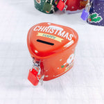 Heart-Shaped Christmas Piggy Bank Christmas Supplies School Gifts - EX-STOCK CANADA