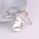 Heart-shaped Keychain English Secret Love Keychain Couple Keychain - EX-STOCK CANADA