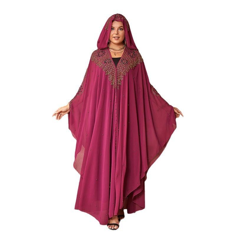 High-definition Arab Shawl Hooded Cloak - EX-STOCK CANADA