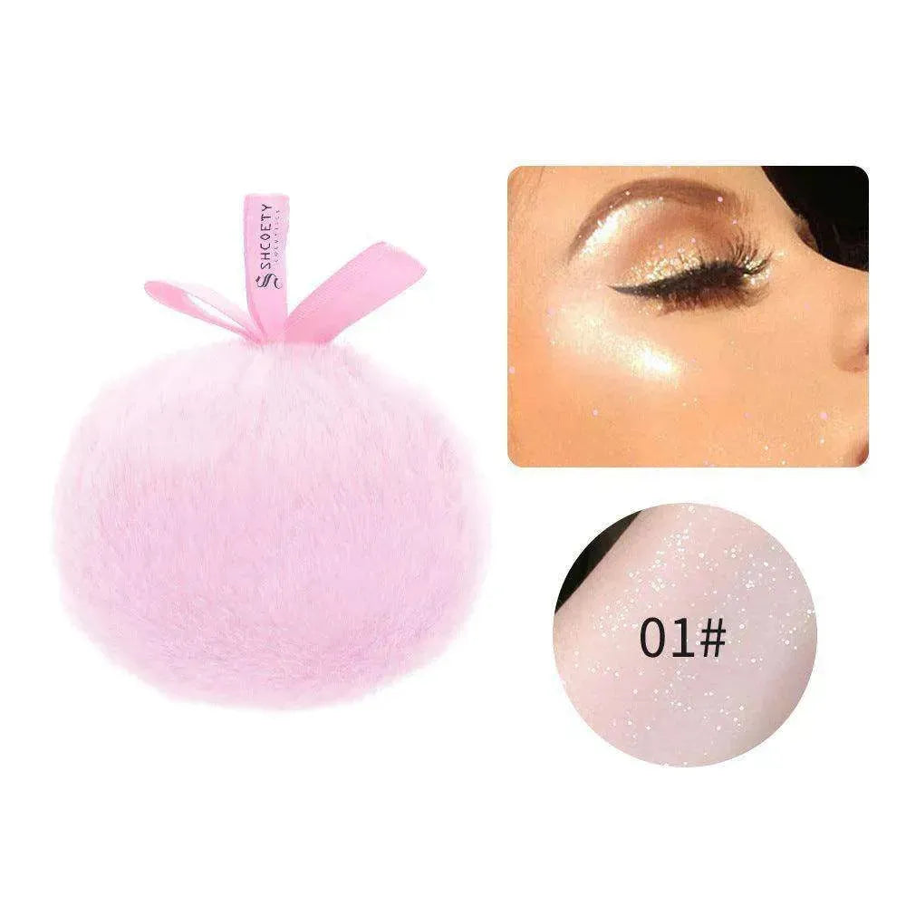 High Gloss Makeup Setting Hair Ball Sponge - EX-STOCK CANADA