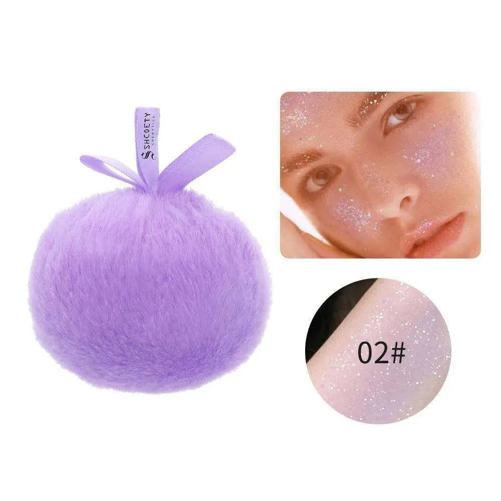 High Gloss Makeup Setting Hair Ball Sponge - EX-STOCK CANADA