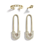 High quality alloy pin rhinestone stud earrings - EX-STOCK CANADA