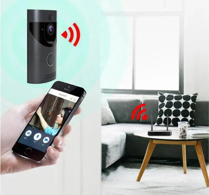 Home alarm smart wifi video doorbell wireless video intercom doorbell mobile phone remote video sea H1 program - EX-STOCK CANADA