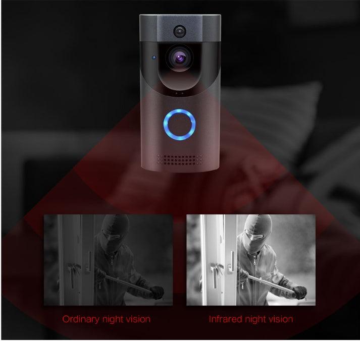 Home alarm smart wifi video doorbell wireless video intercom doorbell mobile phone remote video sea H1 program - EX-STOCK CANADA