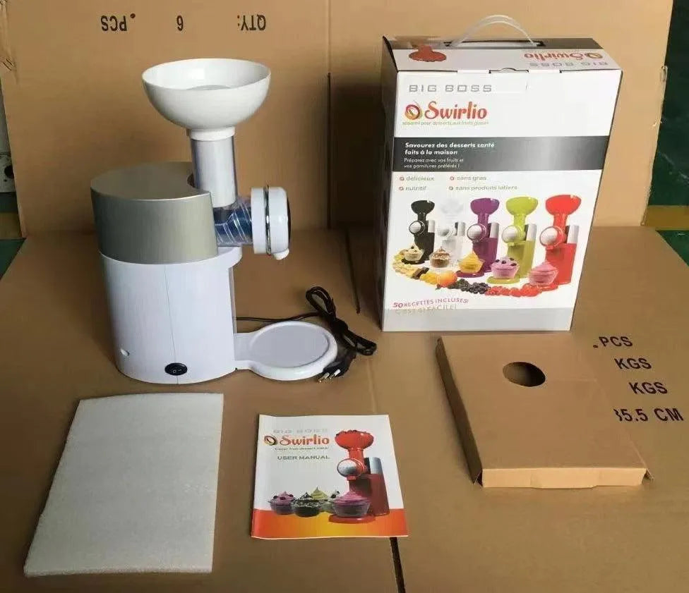 Home Fruit Ice Cream Machine Mixer - EX-STOCK CANADA