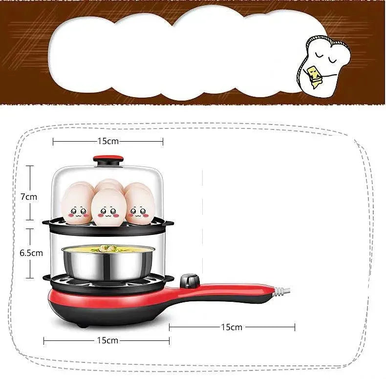 Household Breakfast Machine Stainless Steel Egg Steamer Egg Cooker Omelette Device Small Appliances Gift Gifts - EX-STOCK CANADA