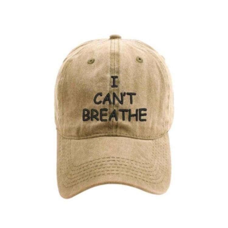 I can't breathe embroidered baseball caps - EX-STOCK CANADA