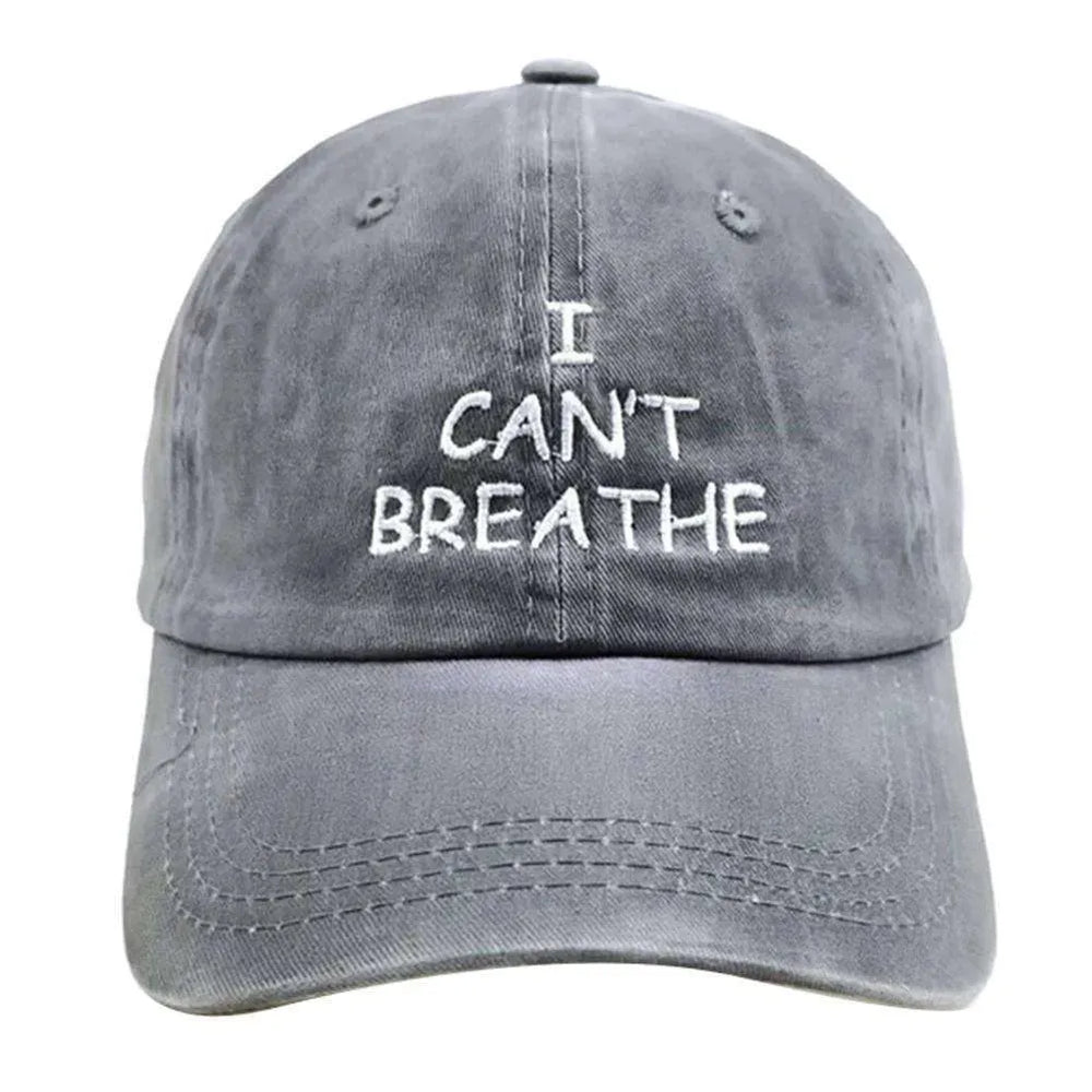 I can't breathe embroidered baseball caps - EX-STOCK CANADA