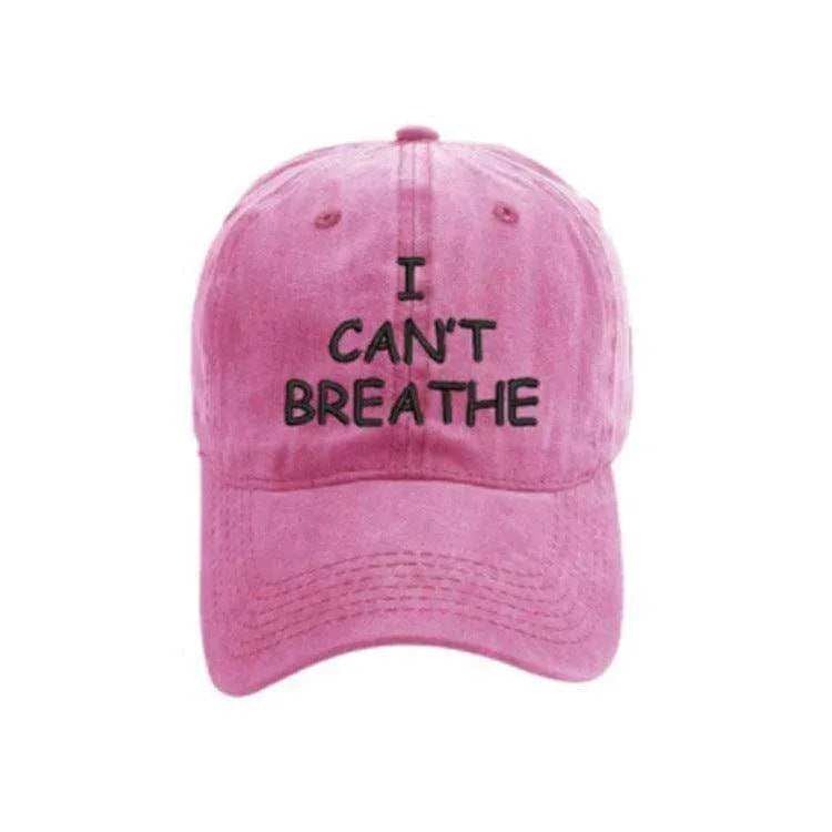 I can't breathe embroidered baseball caps - EX-STOCK CANADA