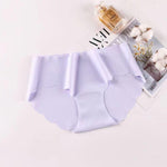 Ice Silk Traceless Girl Underwear Solid Color Pant - EX-STOCK CANADA