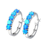 Inlaid colorful opal pearl earrings for Women - EX-STOCK CANADA