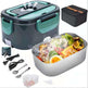 Insulated Lunch Box Large Capacity Heated Electric Lunch Box Stainless Steel Car Bento Box - EX-STOCK CANADA