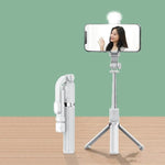 Integrated Selfie Stick Bluetooth Mobile Phone Live Streaming Tripod Stand - EX-STOCK CANADA