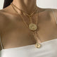 Jewelry Portrait Embossed Tassel Necklace Female - EX-STOCK CANADA