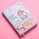 Kaba Bear Hippo Small White Magnetic Buckle Notebook Portable Notebook Girl Heart Creative Cute Hand Book - EX-STOCK CANADA