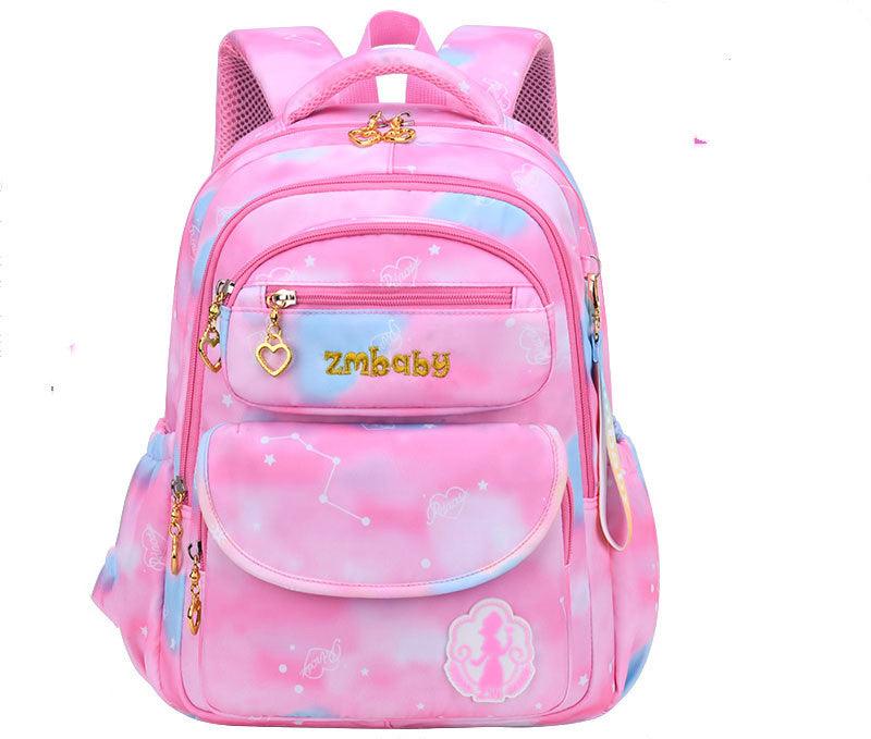 Kamida Primary School Schoolbag Female Sweet And Cute Gradient Backpack 1-3-6 Grade Large Capacity - EX-STOCK CANADA