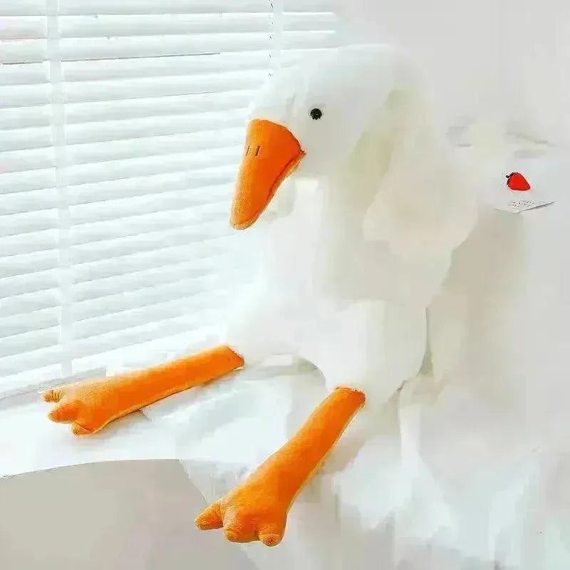 Kids Children Cute Big White Geese Pillow Plush Toy Stuffed Animal Plushies - EX-STOCK CANADA