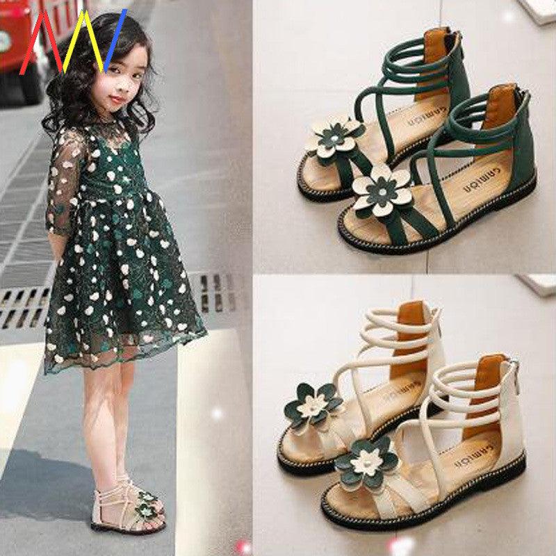 Kids children shoes baby girl beach summer girl sandals - EX-STOCK CANADA