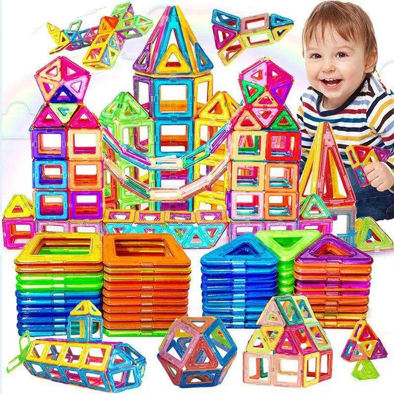 Kids' Magnetic Building Blocks DIY Magnet Toys - Construction Set Gifts - EX-STOCK CANADA