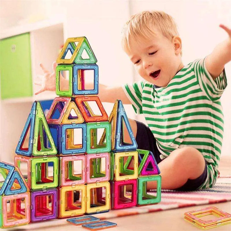 Kids' Magnetic Building Blocks DIY Magnet Toys - Construction Set Gifts - EX-STOCK CANADA