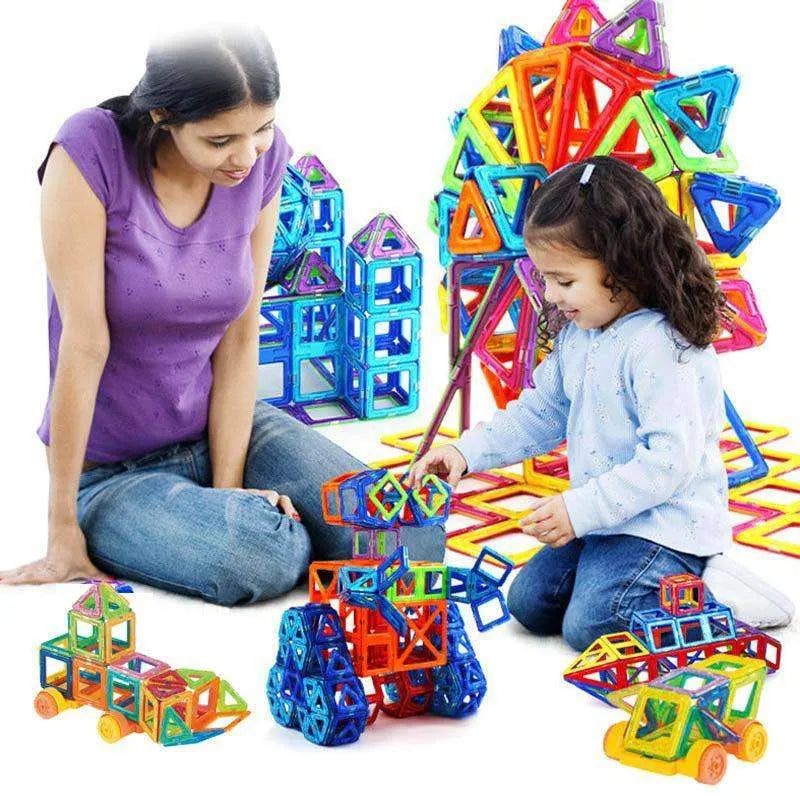 Kids' Magnetic Building Blocks DIY Magnet Toys - Construction Set Gifts - EX-STOCK CANADA