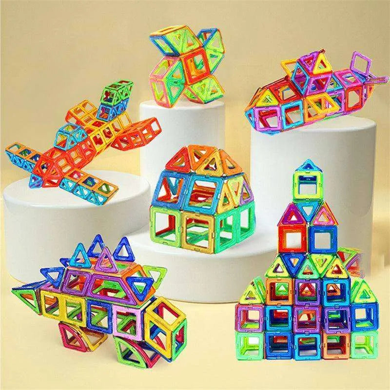 Kids' Magnetic Building Blocks DIY Magnet Toys - Construction Set Gifts - EX-STOCK CANADA