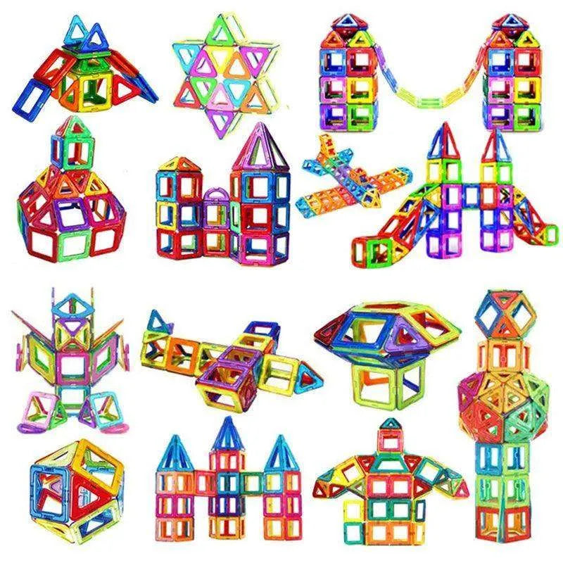 Kids' Magnetic Building Blocks DIY Magnet Toys - Construction Set Gifts - EX-STOCK CANADA