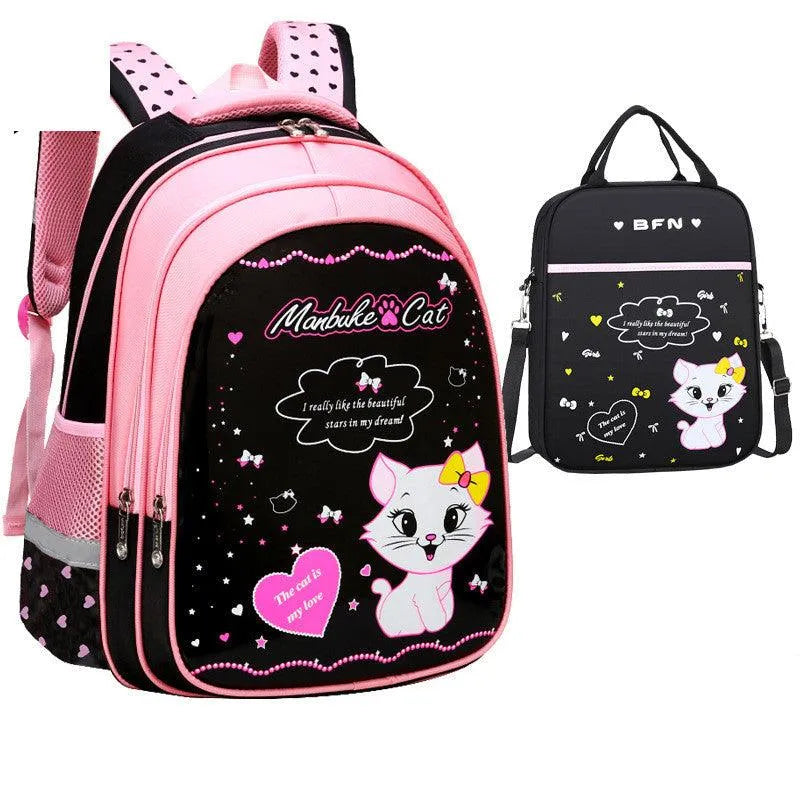 Kids School Cute Cat Print Backpack - EX-STOCK CANADA