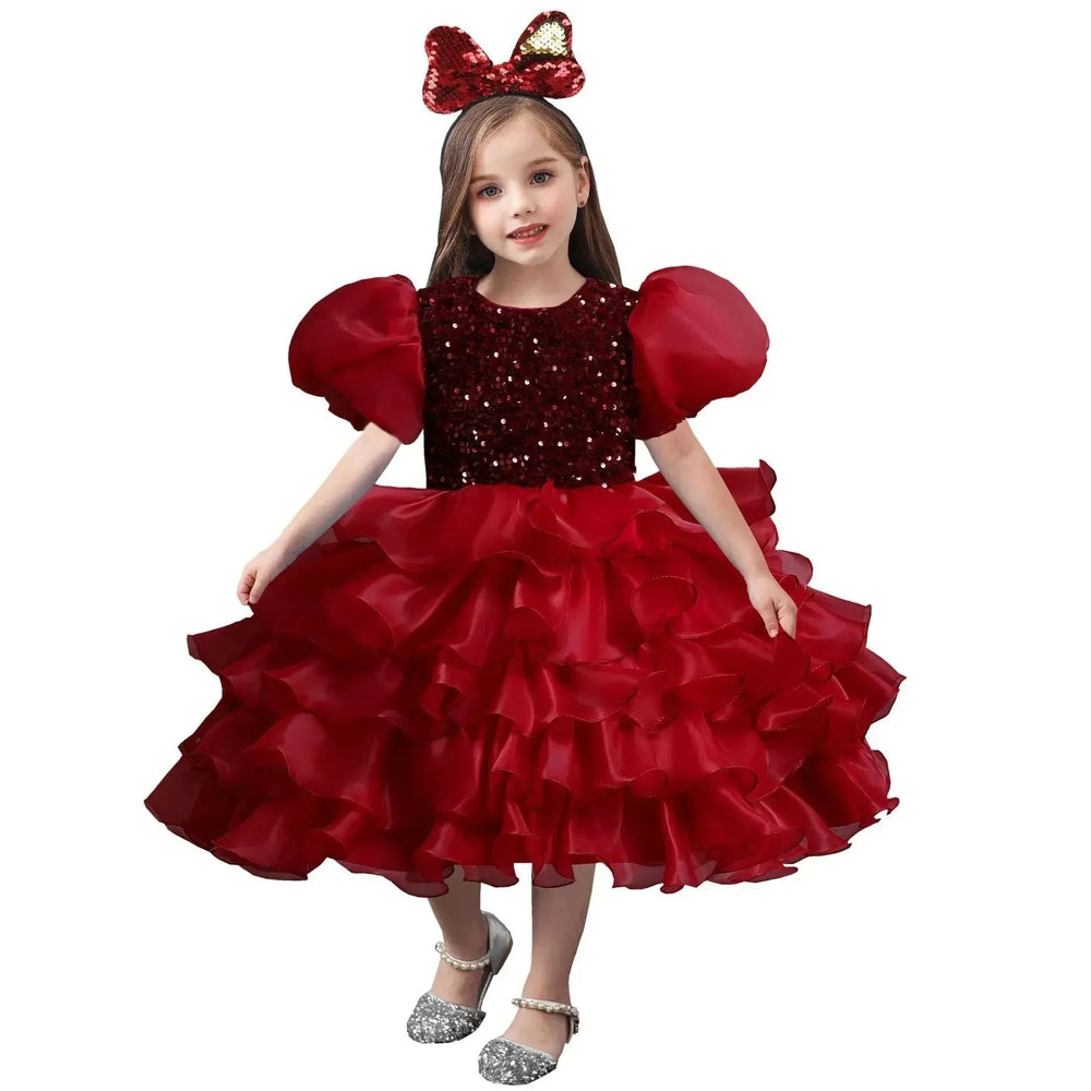 Kids Tutu Birthday Princess Party Dress - EX-STOCK CANADA