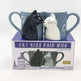 Kiss Cat Coffee Couple Handmade Mug - EX-STOCK CANADA