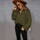 Knitted Lapel European And American Solid Color Sweater Coat - EX-STOCK CANADA