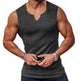 Knitted Vertical Striped Vest For Men - EX-STOCK CANADA