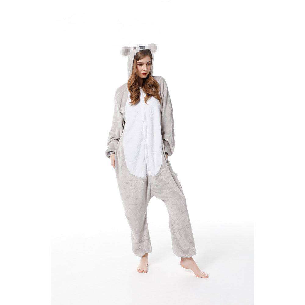 Koala cartoon animal Flannel Pajamas - EX-STOCK CANADA