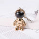 Korean Hip Hop Fashion Cross Spaceman Necklace Keychain - EX-STOCK CANADA