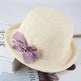 Korean Style Flower Knit Sun Hats for Women - EX-STOCK CANADA