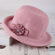 Korean Style Flower Knit Sun Hats for Women - EX-STOCK CANADA