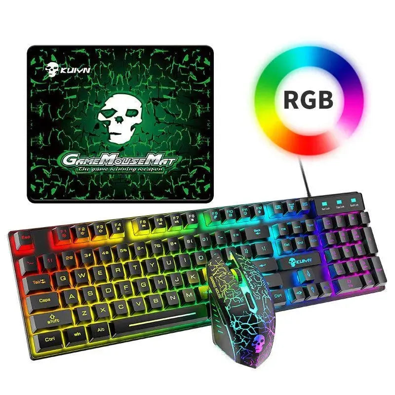 Kuiying T6RGB Luminous Keyboard And Mouse Set - EX-STOCK CANADA