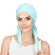 Ladies Arab Baotou Solid Color Pullover Tail Hat - EX-STOCK CANADA