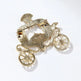 Lanhao Gray Guniang Pumpkin Car Brooch Fairy Tale Style Colorful Rhinestone - EX-STOCK CANADA