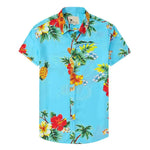 Lapel Print Thin Hawaiian Printed Shirt Men - EX-STOCK CANADA