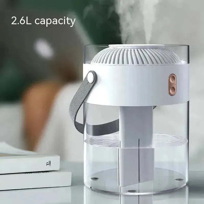 Large Capacity Double Spray Humidifier 26L Ambience Light Commercial Portable Water Replacement - EX-STOCK CANADA