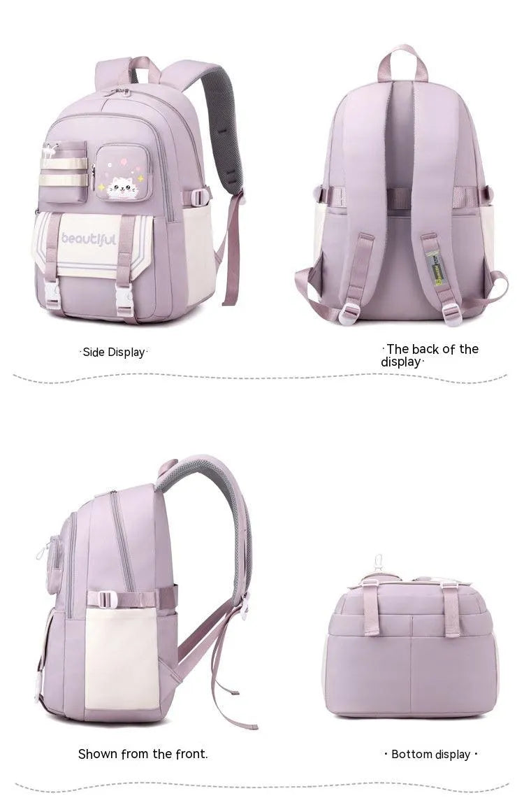 Large Capacity Schoolbag For Primary School Girls Cute - EX-STOCK CANADA