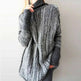 Large long contrast turtleneck sweater - EX-STOCK CANADA