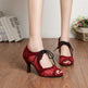 Latin Dance Shoes New Lace High Heels - EX-STOCK CANADA
