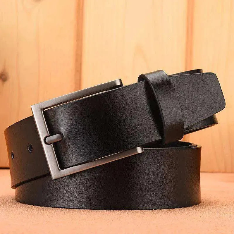 Leather Casual Pin Buckle Leather Belt Men's - EX-STOCK CANADA