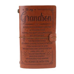 Leather Hand Ledger Business Note Hand Ledger - EX-STOCK CANADA