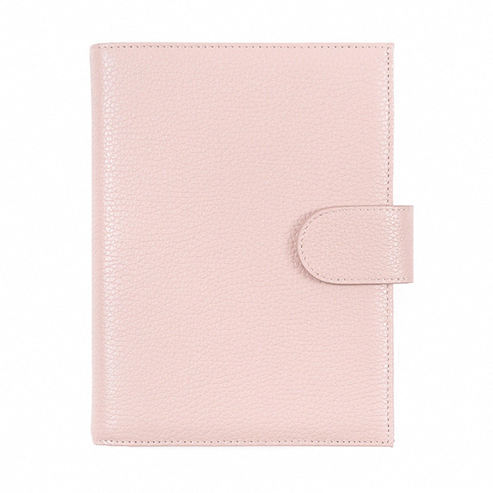 Leather Notebook Lychee Pattern Head Layer Cowhide A6 Loose-Leaf Diary - EX-STOCK CANADA