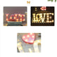 LED Night Light A-Z 0-9 Battery Lamp Wedding Party Decor - EX-STOCK CANADA