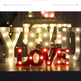 LED Night Light A-Z 0-9 Battery Lamp Wedding Party Decor - EX-STOCK CANADA